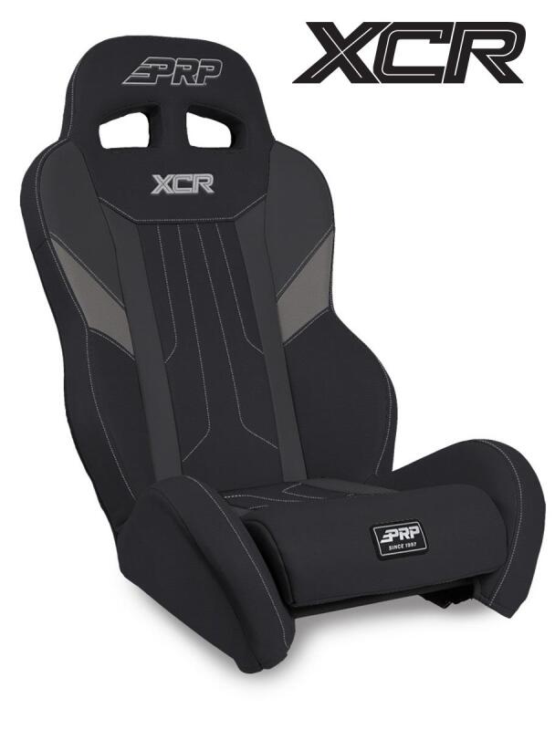 PRP XCR Polaris RZR UTV Suspension Seat - Black/Gray PRPA8001-PORXP-203