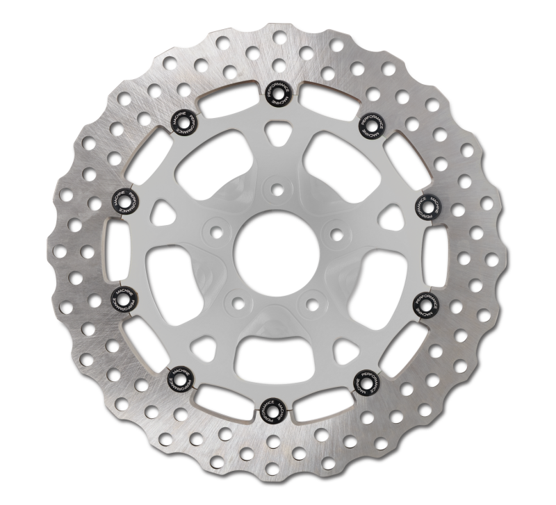Performance Machine Disc Carr Dominator 320Mm X .20 Ff No O/S Front Chrome PFM0133-2606S-CH