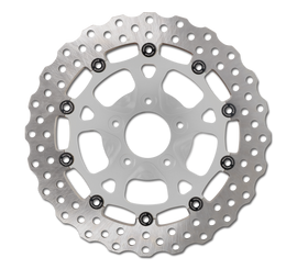Performance Machine Disc Carr Dominator 320Mm X .20 Ff No O/S Front Chrome PFM0133-2606S-CH