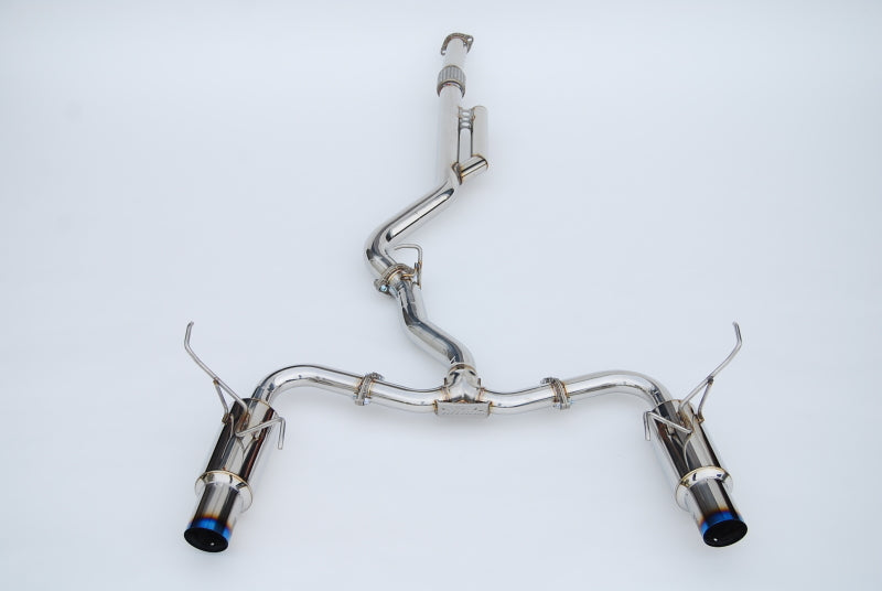 Invidia 2022+ Subaru WRX N1 Twin Outlet Single Layer Tip Cat-Back Exhaust INVHS22WRXGTT