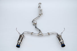 Invidia 2022+ Subaru WRX N1 Twin Outlet Single Layer Tip Cat-Back Exhaust INVHS22WRXGTT