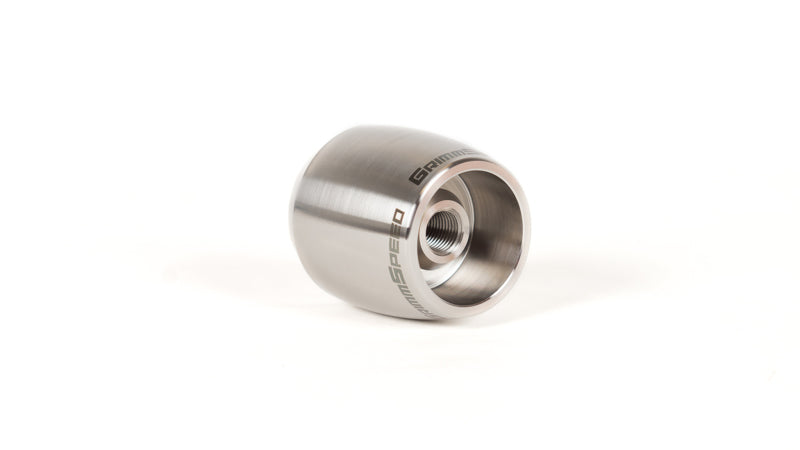 GrimmSpeed Stubby Shift Knob Stainless Steel (Raw) - M12x1.25 GRM038011