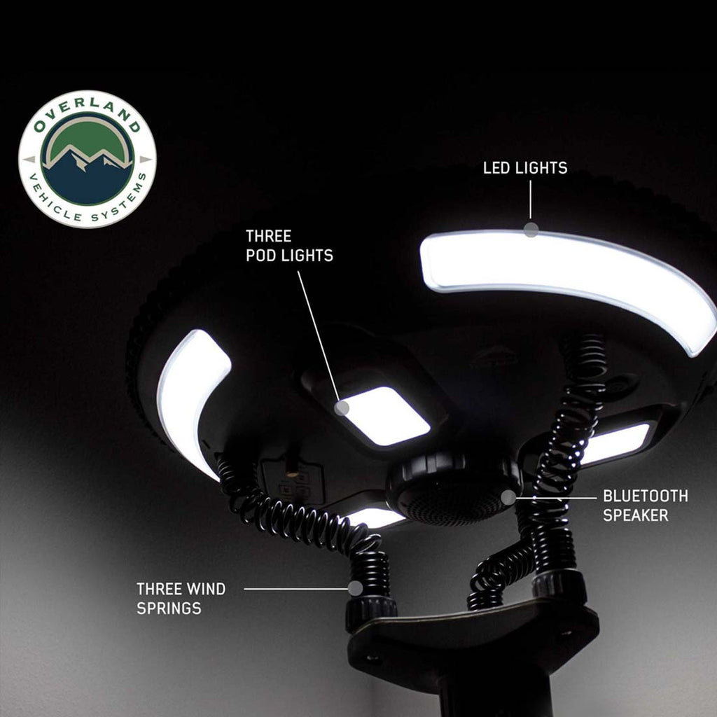 UFO Solar Light Light Pods & Speaker - Camping Light Overland Vehicle Systems - Overland Vehicle Systems 15049901 HYDZ_15049901