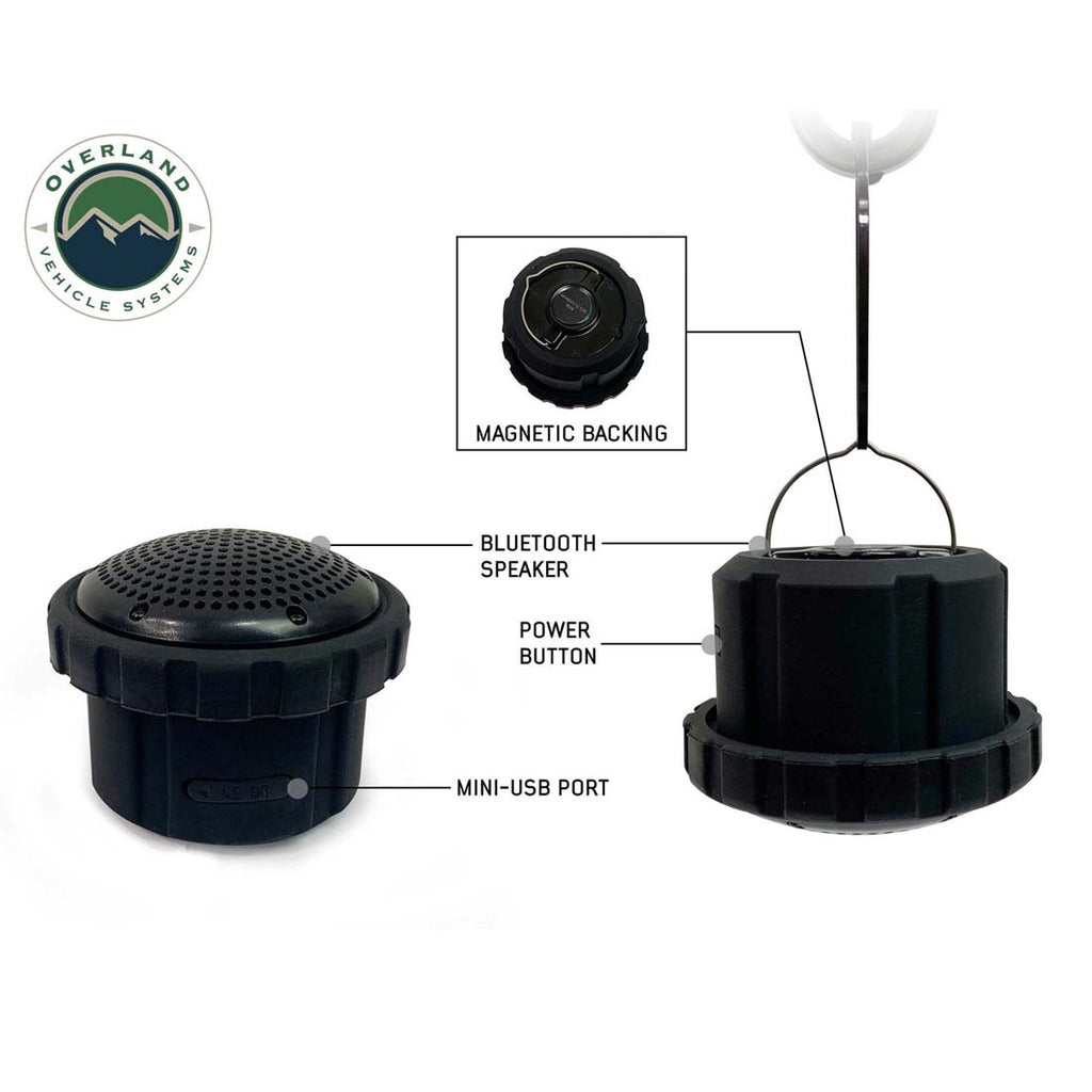 UFO Solar Light Light Pods & Speaker - Camping Light Overland Vehicle Systems - Overland Vehicle Systems 15049901 HYDZ_15049901