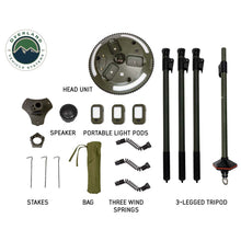 Load image into Gallery viewer, UFO Solar Light Light Pods &amp; Speaker - Camping Light Overland Vehicle Systems - Overland Vehicle Systems 15049901 HYDZ_15049901