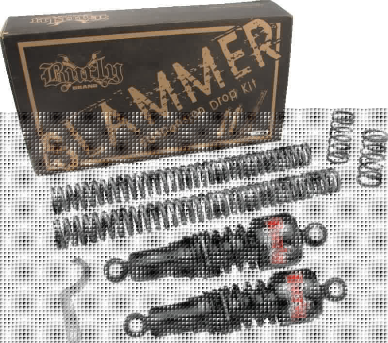Burly Brand Slammer Kit - Black BURB28-1001B