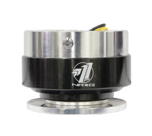 Load image into Gallery viewer, NRG Quick Release Gen 1.5 - Silver Body / Black Chrome Ring NRGSRK-100BC
