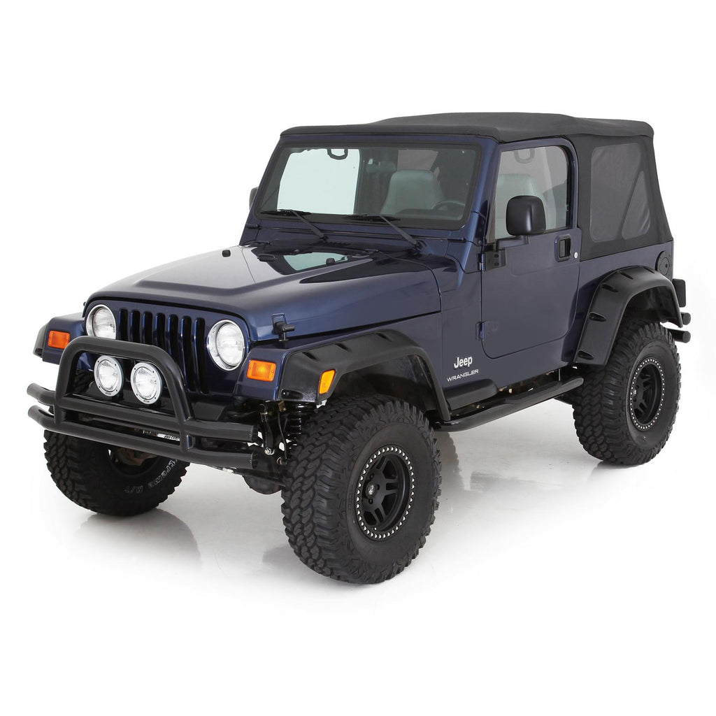 Fender Flares 97-06 Wrangler TJ/LJ 6 Inch Wide ABS Plastic Textured Black Smittybilt
