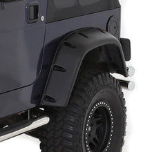 Load image into Gallery viewer, Fender Flares 97-06 Wrangler TJ/LJ 6 Inch Wide ABS Plastic Textured Black Smittybilt