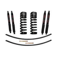 Load image into Gallery viewer, Bronco Suspension Lift Kit 78-79 Ford Bronco w/Shock Black MAX Shocks 1.5-2 Inch Lift Incl. Front Coil Springs Rear Add-A-Leafs Skyjacker