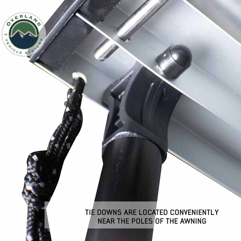 Nomadic Awning 4.5 The Perfect 4.5 Awning with Black Cover Overland Vehicle Systems - Overland Vehicle Systems 18039909 HYDZ_18039909