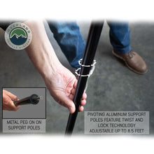 Load image into Gallery viewer, Nomadic Awning 4.5 The Perfect 4.5 Awning with Black Cover Overland Vehicle Systems - Overland Vehicle Systems 18039909 HYDZ_18039909