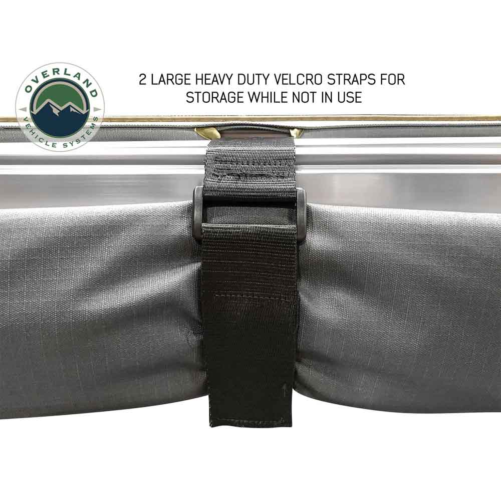 Nomadic Awning 2.0 - 6.5' with Black Cover Overland Vehicle Systems - Overland Vehicle Systems 18049909 HYDZ_18049909