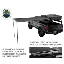 Load image into Gallery viewer, Nomadic Awning 2.0 - 6.5' with Black Cover Overland Vehicle Systems - Overland Vehicle Systems 18049909 HYDZ_18049909