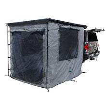 Load image into Gallery viewer, HD Nomadic 2.0 Awning Room Enclosure, Grey Body, Green Trim (4 Walls and Floor) Overland Vehicle Systems - Overland Vehicle Systems 18089920 HYDZ_18089920