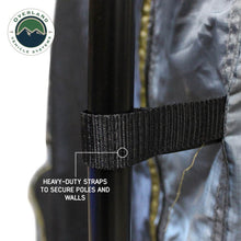 Load image into Gallery viewer, HD Nomadic 2.0 Awning Room Enclosure, Grey Body, Green Trim (4 Walls and Floor) Overland Vehicle Systems - Overland Vehicle Systems 18089920 HYDZ_18089920