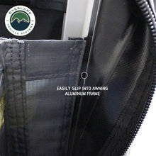 Load image into Gallery viewer, HD Nomadic 2.0 Awning Room Enclosure, Grey Body, Green Trim (4 Walls and Floor) Overland Vehicle Systems - Overland Vehicle Systems 18089920 HYDZ_18089920