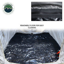 Load image into Gallery viewer, HD Nomadic 2.0 Awning Room Enclosure, Grey Body, Green Trim (4 Walls and Floor) Overland Vehicle Systems - Overland Vehicle Systems 18089920 HYDZ_18089920