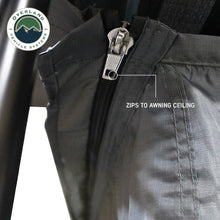 Load image into Gallery viewer, HD Nomadic 2.0 Awning Room Enclosure, Grey Body, Green Trim (4 Walls and Floor) Overland Vehicle Systems - Overland Vehicle Systems 18089920 HYDZ_18089920