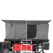 Load image into Gallery viewer, Aluminum Clam Shell Roof Top Tent Sidewinder Side Opening Overland Vehicle Systems
