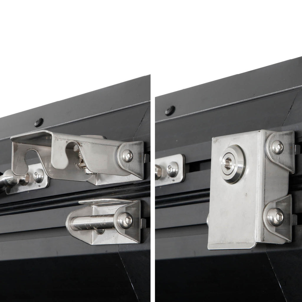 Aluminum Clam Shell Roof Top Tent Sidewinder Side Opening Overland Vehicle Systems - Overland Vehicle Systems 18109901 HYDZ_18109901