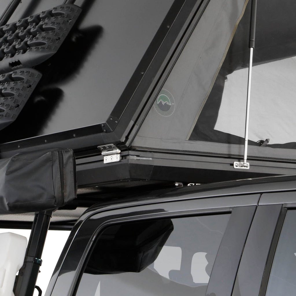 Aluminum Clam Shell Roof Top Tent Sidewinder Side Opening Overland Vehicle Systems - Overland Vehicle Systems 18109901 HYDZ_18109901