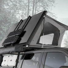 Load image into Gallery viewer, Aluminum Clam Shell Roof Top Tent Sidewinder Side Opening Overland Vehicle Systems