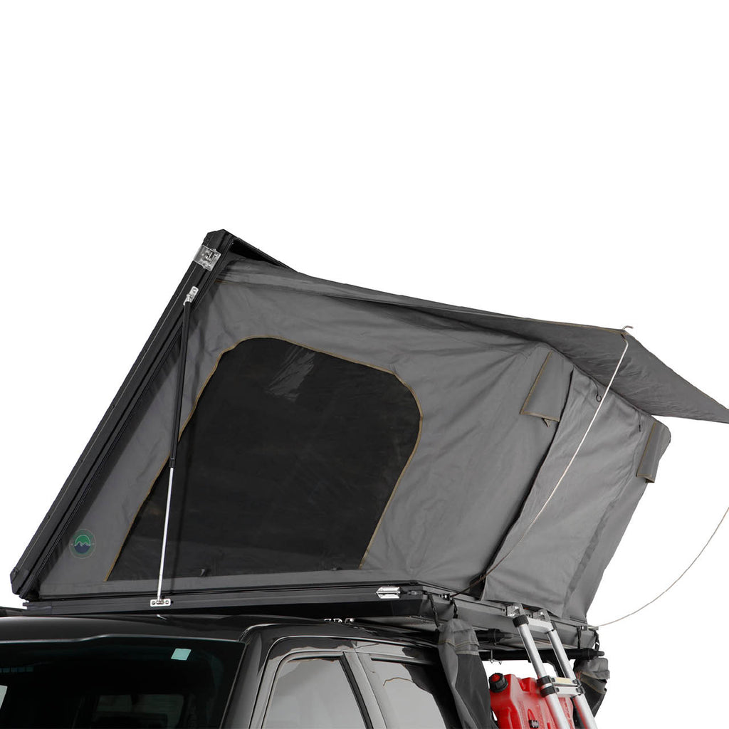 Aluminum Clam Shell Roof Top Tent Sidewinder Side Opening Overland Vehicle Systems - Overland Vehicle Systems 18109901 HYDZ_18109901