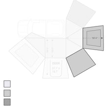 Load image into Gallery viewer, 270 Awning Wall With Window - Nomadic Awning 270 Side Wall 2 Overland Vehicle Systems - Overland Vehicle Systems 18109910 HYDZ_18109910