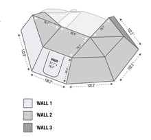 Load image into Gallery viewer, OVS Nomadic 270 Awning Wall 3 Shop Now Overland Vehicle Systems - Overland Vehicle Systems 18119909 HYDZ_18119909