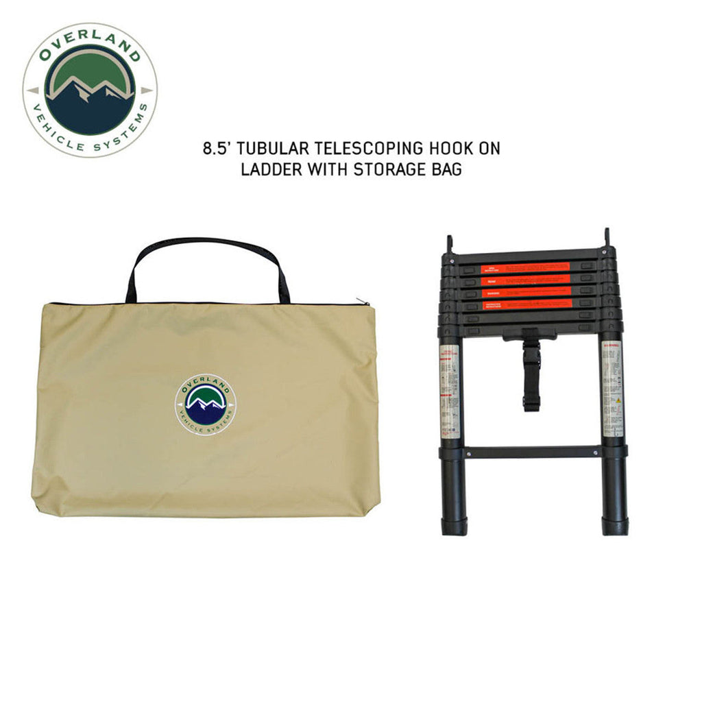 LD TMON Clamshell Aluminum Hard Shell Roof Top Tent Overland Vehicle Systems - Overland Vehicle Systems 18119935 HYDZ_18119935