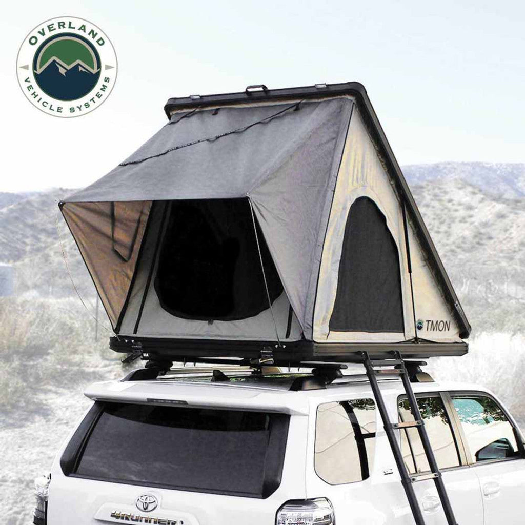LD TMON Clamshell Aluminum Hard Shell Roof Top Tent Overland Vehicle Systems - Overland Vehicle Systems 18119935 HYDZ_18119935