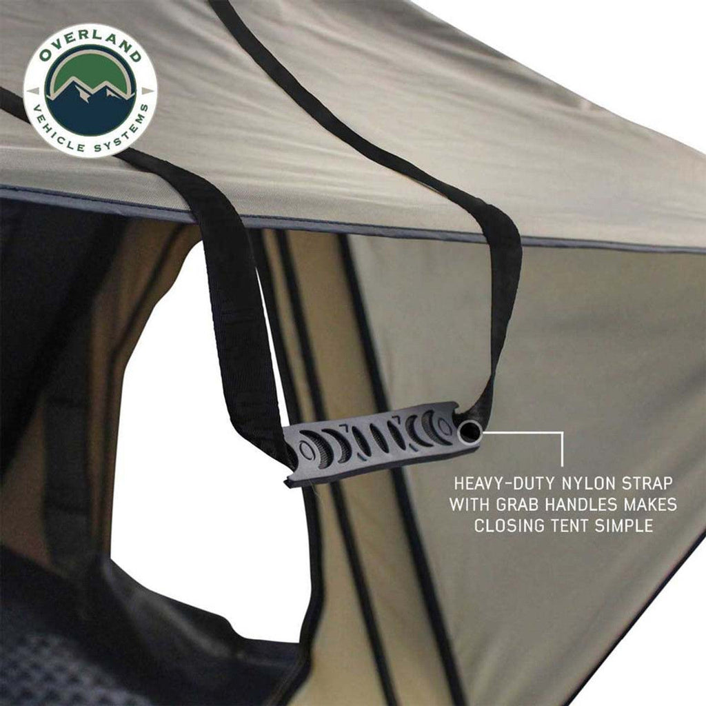 LD TMON Clamshell Aluminum Hard Shell Roof Top Tent Overland Vehicle Systems - Overland Vehicle Systems 18119935 HYDZ_18119935
