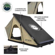 Load image into Gallery viewer, LD TMON Clamshell Aluminum Hard Shell Roof Top Tent Overland Vehicle Systems - Overland Vehicle Systems 18119935 HYDZ_18119935