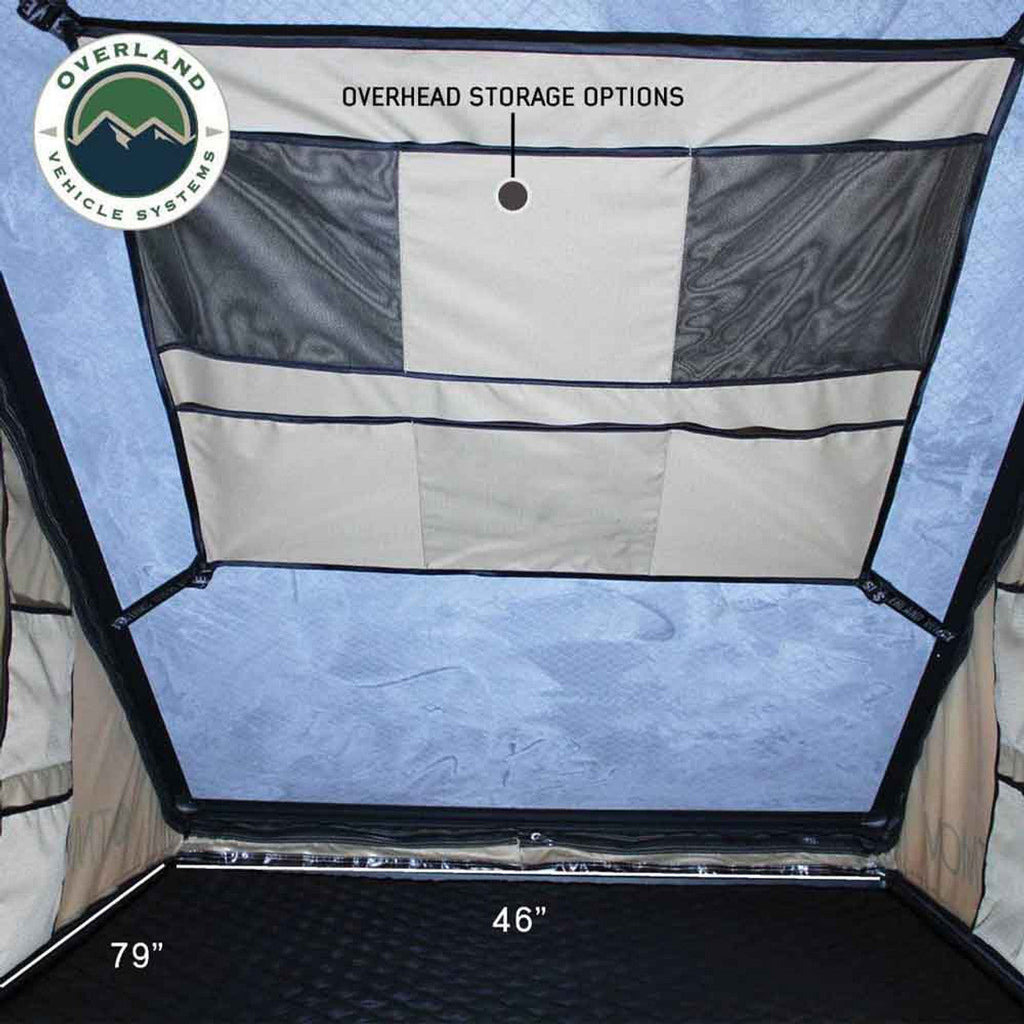 LD TMON Clamshell Aluminum Hard Shell Roof Top Tent Overland Vehicle Systems - Overland Vehicle Systems 18119935 HYDZ_18119935