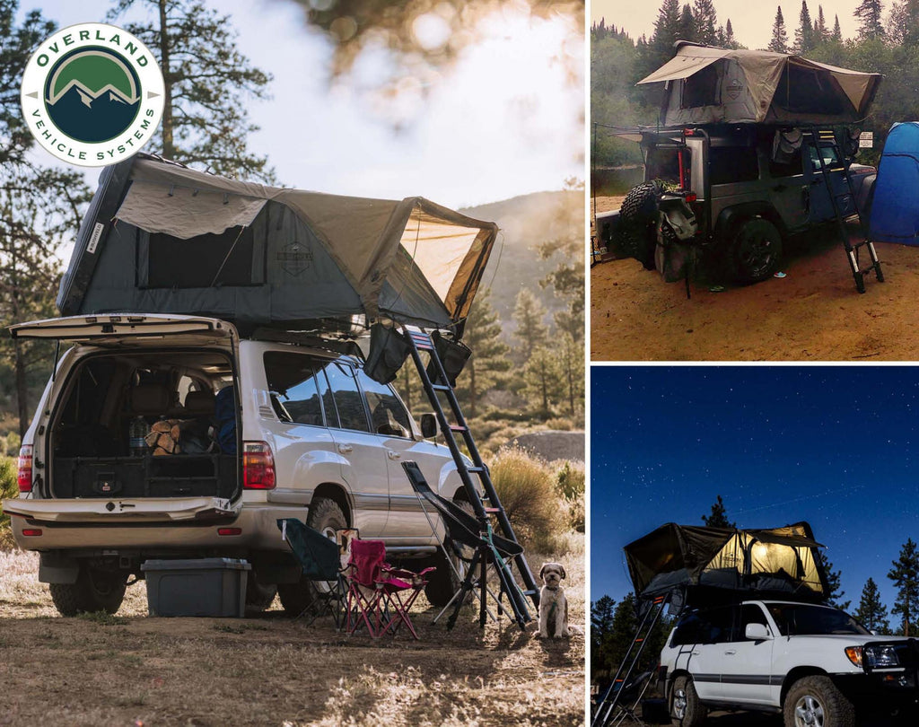 Best Hard Shell Rooftop Tent 18189901 Bushveld II Overland Vehicle Systems - Overland Vehicle Systems 18189901 HYDZ_18189901
