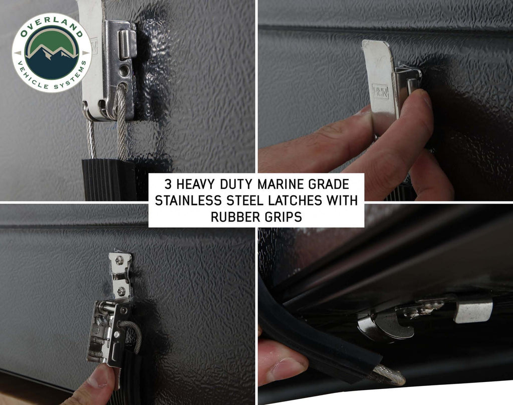 Best Hard Shell Rooftop Tent 18189901 Bushveld II Overland Vehicle Systems - Overland Vehicle Systems 18189901 HYDZ_18189901