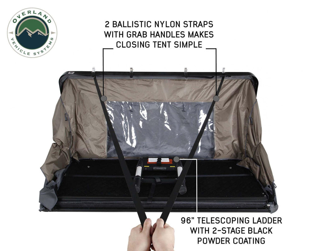 Best Hard Shell Rooftop Tent 18189901 Bushveld II Overland Vehicle Systems
