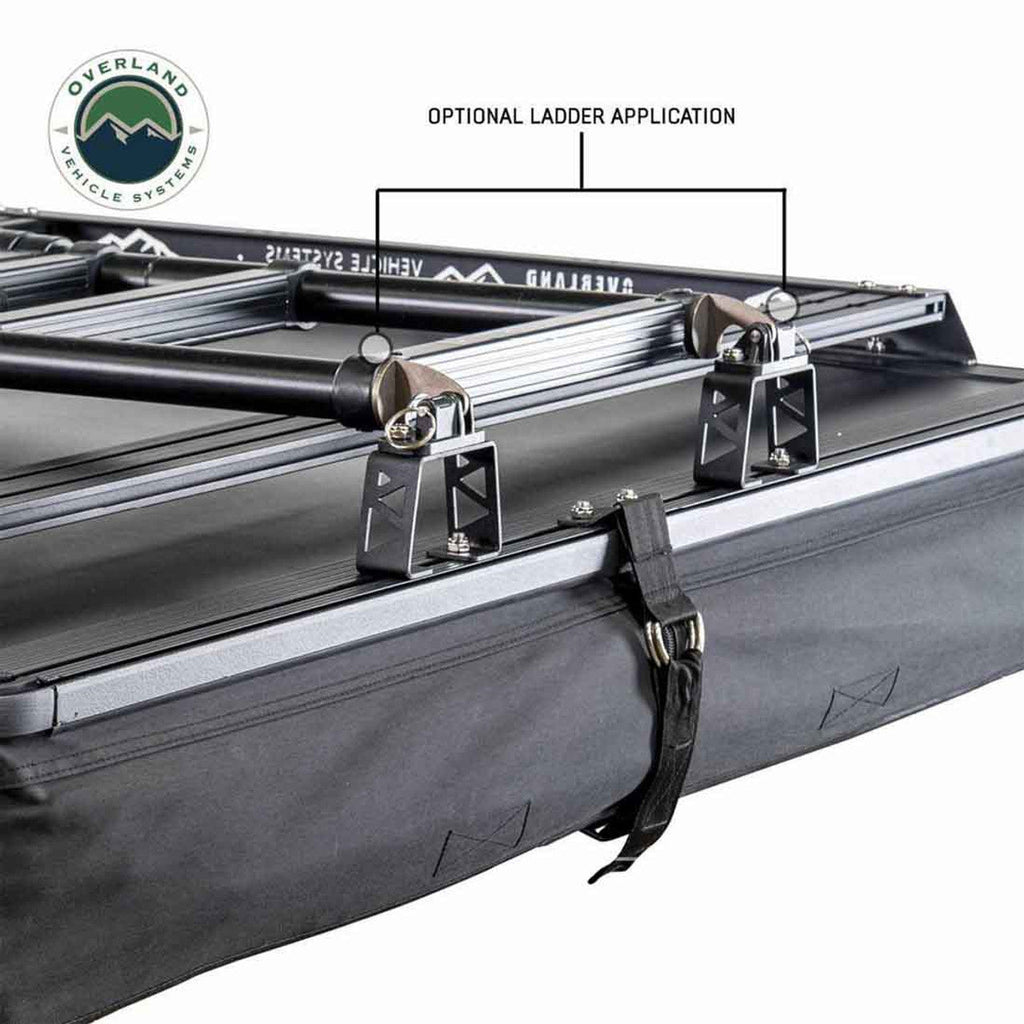 XD Sherpa Solo - Soft Sided Roof Top Tent, 1 Person, Grey Body and Black Rainfly Overland Vehicle Systems - Overland Vehicle Systems 18209901 HYDZ_18209901