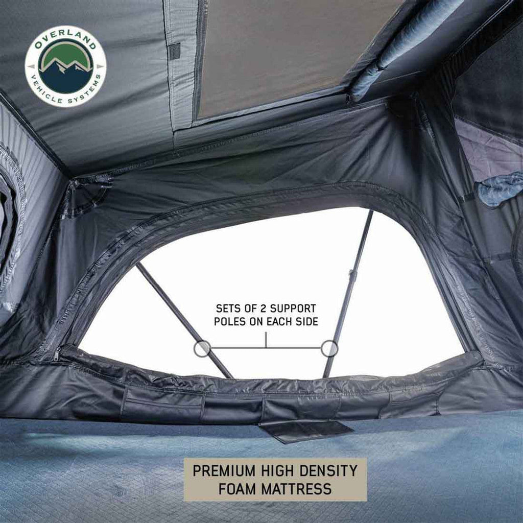 XD Sherpa S2S - Soft Sided Roof Top Tent, 2 Person, Grey Body and Black Rainfly Overland Vehicle Systems - Overland Vehicle Systems 18209902 HYDZ_18209902