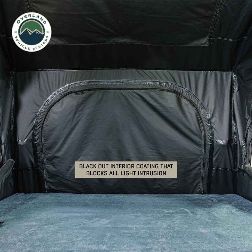 XD Sherpa S2S - Soft Sided Roof Top Tent, 2 Person, Grey Body and Black Rainfly Overland Vehicle Systems
