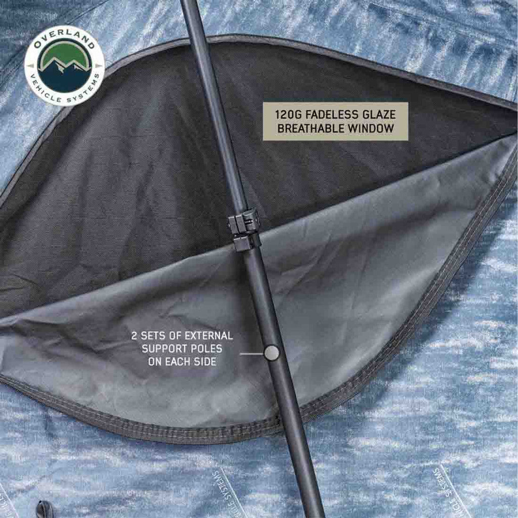 XD Sherpa S2S - Soft Sided Roof Top Tent, 2 Person, Grey Body and Black Rainfly Overland Vehicle Systems - Overland Vehicle Systems 18209902 HYDZ_18209902