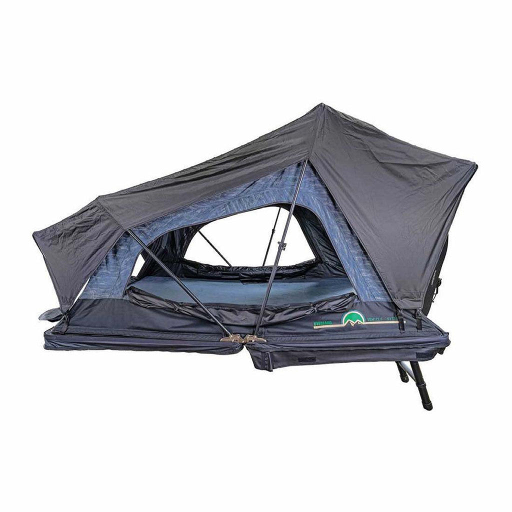 XD Sherpa S3S - Soft Sided Roof Top Tent, 3 Person, Grey Body and Black Rainfly Overland Vehicle Systems - Overland Vehicle Systems 18209903 HYDZ_18209903