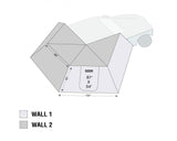 Overland Vehicle Systems Freestanding Passenger Nomadic 270 LT Awning Wall 1 Overland Vehicle Systems  -  Overland Vehicle Systems 18229909