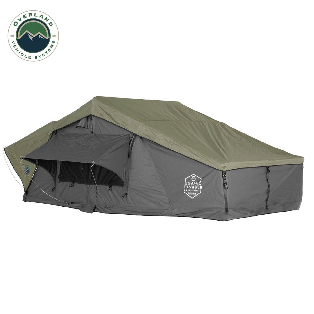 Best Roof Top Tent 3 Person Nomadic 3 Ext. Roof Top Tent Overland Vehicle Systems - Overland Vehicle Systems 18339936 HYDZ_18339936