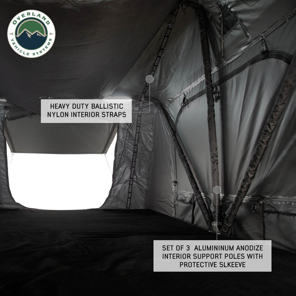 Best Roof Top Tent 3 Person Nomadic 3 Ext. Roof Top Tent Overland Vehicle Systems - Overland Vehicle Systems 18339936 HYDZ_18339936