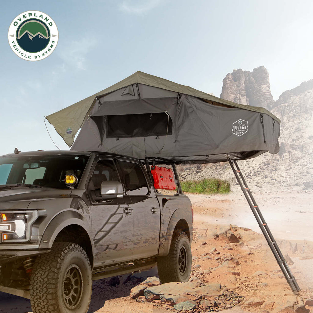 Best Roof Top Tent 3 Person Nomadic 3 Ext. Roof Top Tent Overland Vehicle Systems - Overland Vehicle Systems 18339936 HYDZ_18339936
