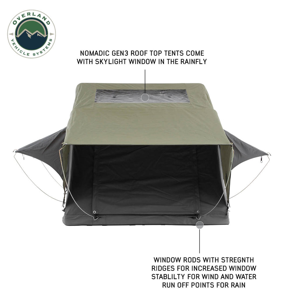 Nomadic 2 Standard Roof Top Tent Roof Top Tent 2 Person Overland Vehicle Systems - Overland Vehicle Systems 18429936 HYDZ_18429936