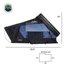 Load image into Gallery viewer, XD Everest 2 - Cantilever Aluminum Roof Top Tent, 2 Person, Grey Body and Black Rainfly Overland Vehicle Systems