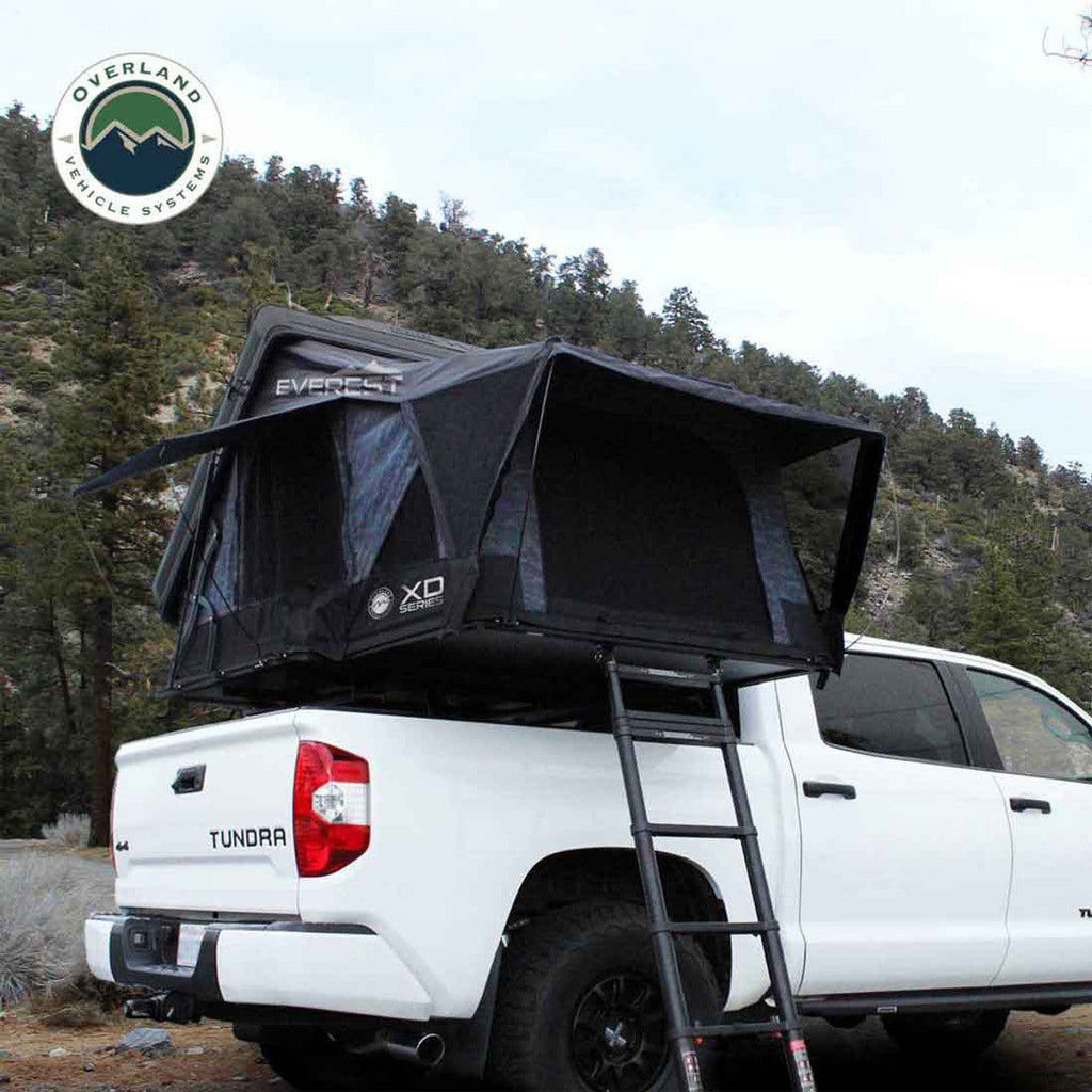 XD Everest 2 - Cantilever Aluminum Roof Top Tent, 2 Person, Grey Body and Black Rainfly Overland Vehicle Systems - Overland Vehicle Systems 18489902 HYDZ_18489902